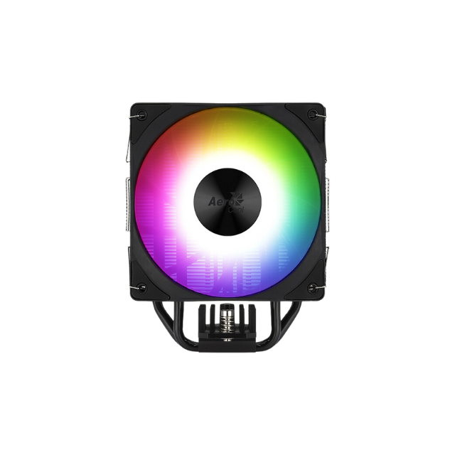 Disipador Aerocool Rime 4 LED RGB / 120mm / 800-1800RPM / Negro / Aluminio / RIME 4