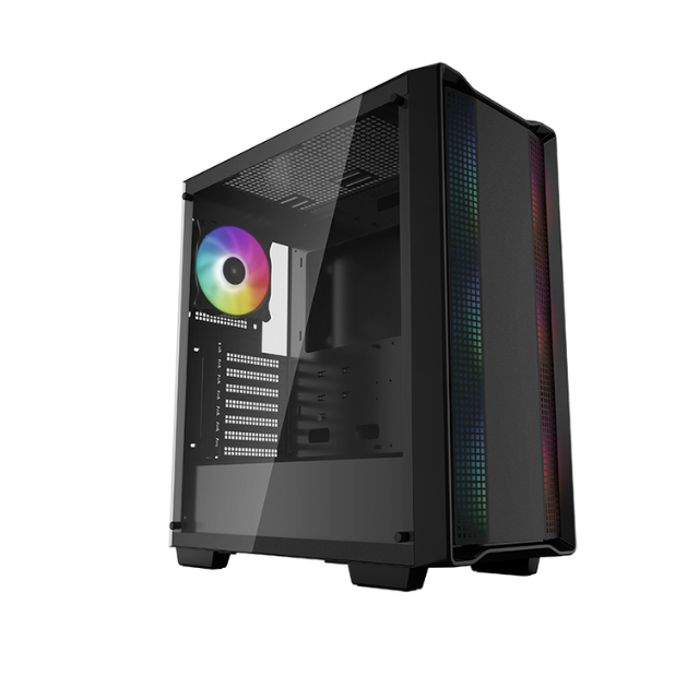 Gabinete DeepCool CC560  ARGB / Midtower / Incluye 4 ventiladores ARGB / Micro-ATX / ATX / R-CC560-BKTAA4-G-1