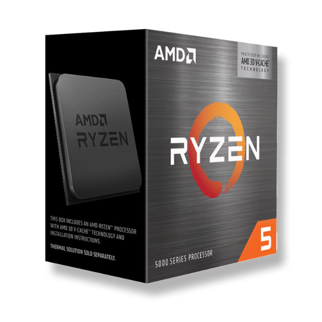 Procesador AMD Ryzen 5 5500X3D / 6 Core / 12 Thread / 3 GHz / Boost Up tp 4 GHz / TDP 105W / (Requiere Tarjeta de Video)