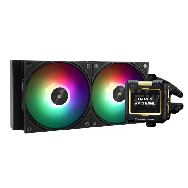 Enfriamiento liquido Thermalright Frozen Warframe 240 Black ARGB / negro/ 240mm/ AMD/ Intel