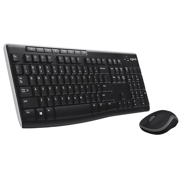 Kit de Teclado y Mouse Inalambrico Multimedia Logitech MK270