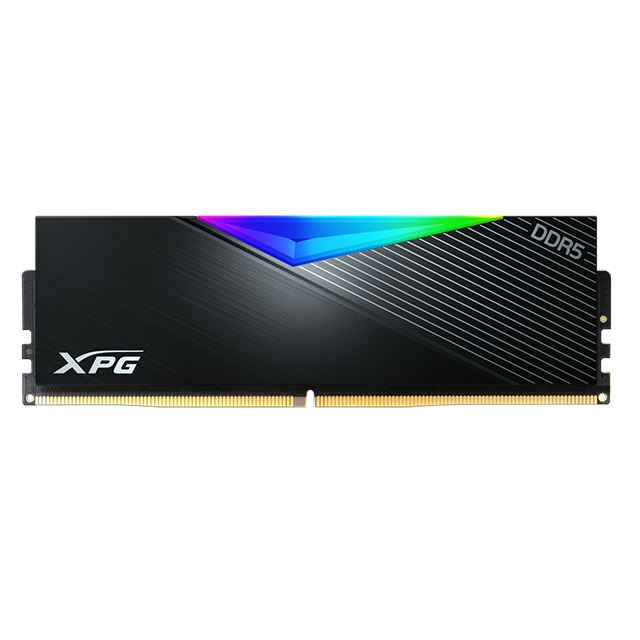 Memoria RAM DDR5 16GB 5200MHz Adata XPG Lancer RGB Black / ECC / AX5U5200C3816G-CLARBK