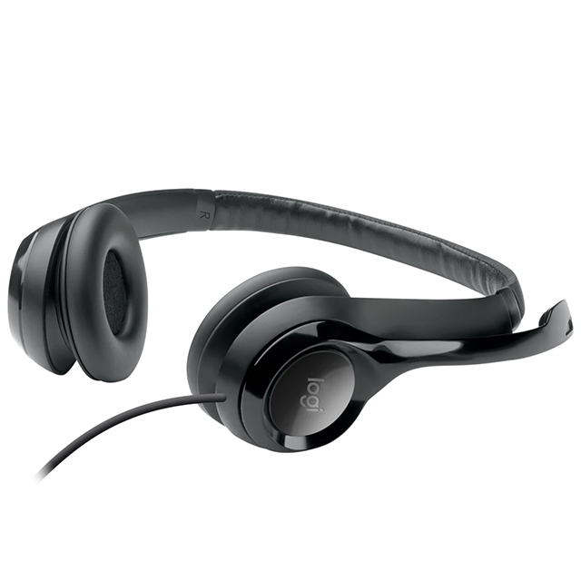 Diadema Logitech H390 Negra / USB / Microfono / Ideal para Call Center / 981-000060