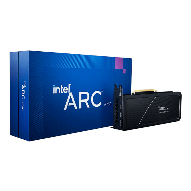 Tarjeta de video Intel Arc A750 / 8GB / PCI Express 4.0 / GDDR6 / 256 bit / DirectX 12 Ultimate