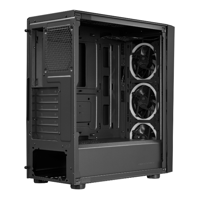 Gabinete Cooler Master CMP 510 Black / Cristal Templado / 3 Ventiladores RGB / ATX / USB 3.0 / CP510-KGNN-S00