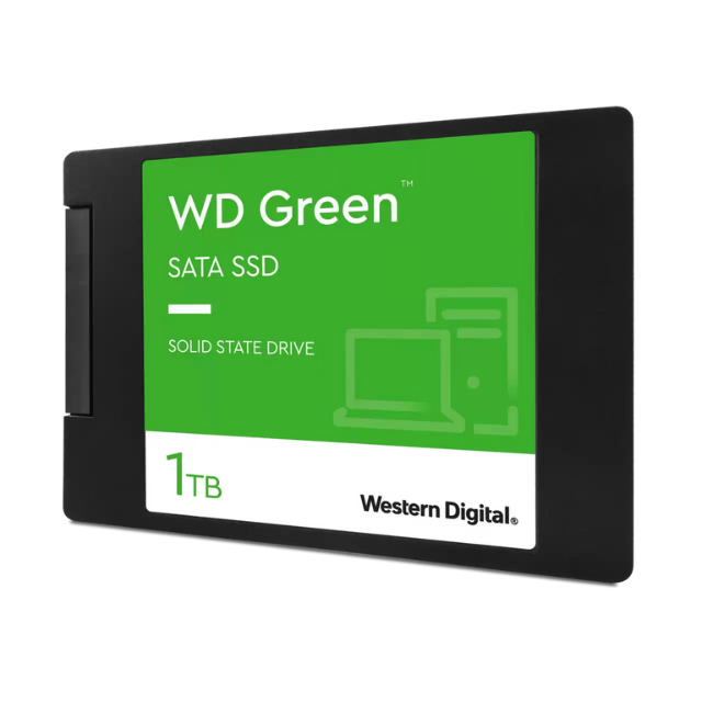 Unidad de estado solido SSD 1TB 2.5 SATA 3 WD Green / WDS100T3G0A