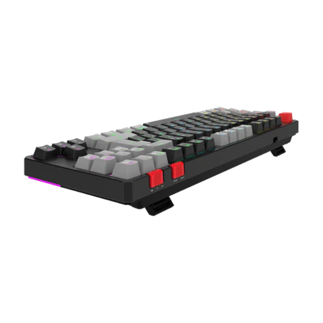 Teclado Gamer Inalámbrico LEVEL PRO GK990 Balam Rush Legend Series/ hasta 5 Dispositivos/ Color Negro/Gris/ BR-940672 / Switch Outemu Red