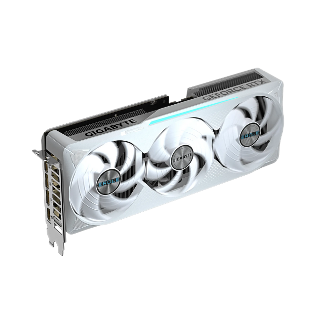 Tarjeta de Video GIGABYTE GeForce RTX 5070Ti EAGLE OC ICE SFF / 16GB GDDR7 / 256-bit / DisplayPort x3 / HDMI / GV-N507TEAGLEOC ICE-16GD