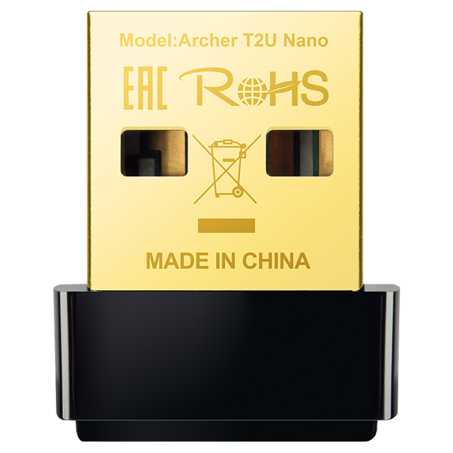 Adaptador inalámbrico Nano USB de doble banda AC600 / Archer T2U Nano / 2,4 GHz