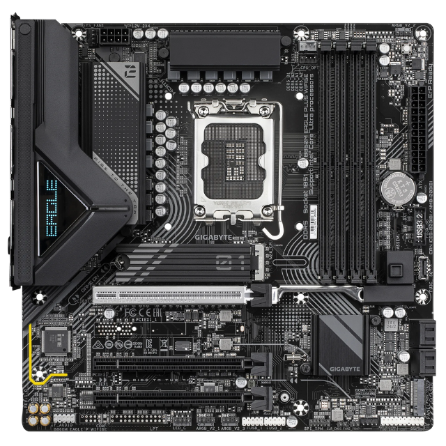 Tarjeta Madre Gigabyte B860M EAGLE PLUS WIFI6E / Micro-ATX / LGA1851 / B860 / Up to 256GB DDR5 / HDMI/DP / B860M EAGLE P WIFI6E