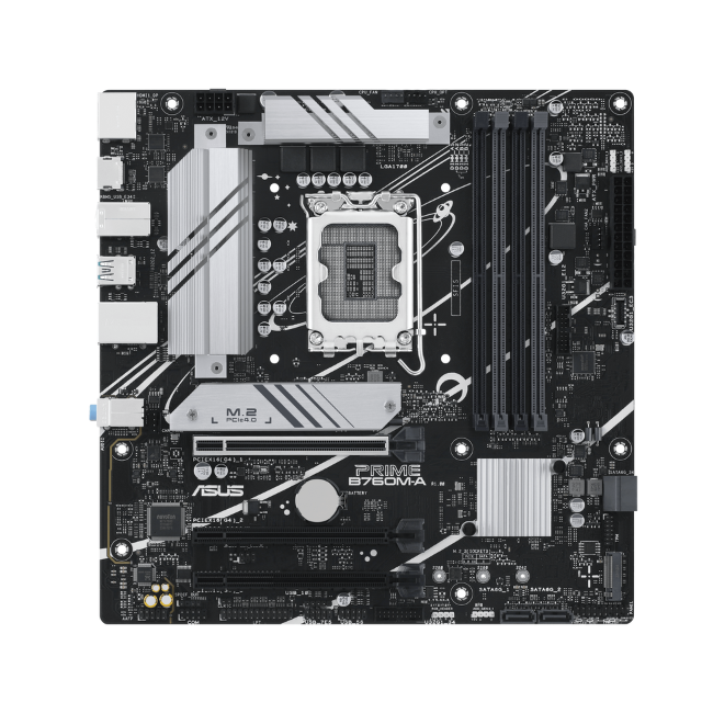 Tarjeta Madre Asus Prime B760M-A CSM /  Intel ® Socket LGA1700 para procesadores Intel ® Core™ de 14.ª , 13.ª y 12.ª generación, Micro-ATX / DDR5