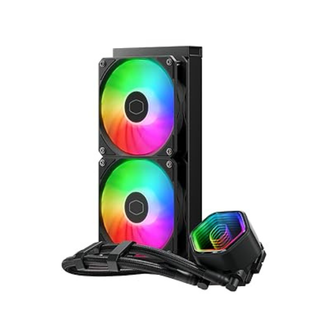 Enfriamiento Liquido CoolerMaster Masterliquid 240 Core II / Negro / 240MM / ARGB / INTEL / AMD