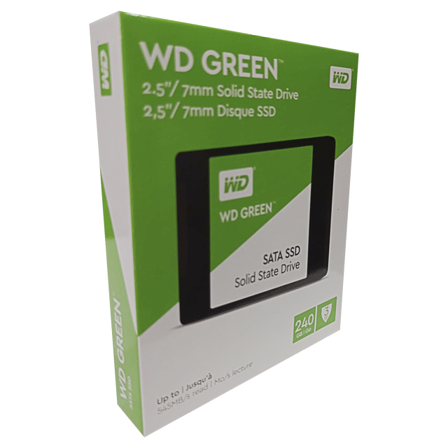 Unidad SSD WD Green 240GB / Sata 3 / 2.5" WDS240G2G0A