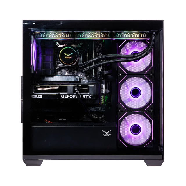 Gabinete Naceb Nebula / Cristal Templado / ATX / Negro / 3 Ventiladores Preinstalados / Led ARGB / USB 3.0 / Black / NA-0637N