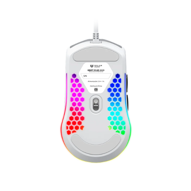 Mouse Gaming Alambrico | Drift Plus MG3 /Blanco /BR-943529