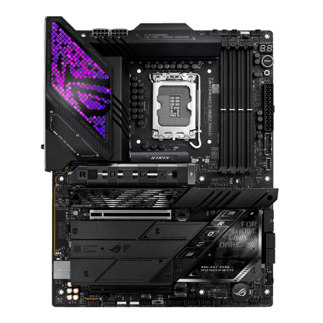 Tarjeta Madre ASUS ROG Strix Z890-E Gaming WiFi / LGA1851 / ATX / Intel® Core™ Ultra Series 2 Ready / DDR5 / WiFi 7 / 7XM.2 / Thunderbolt™ 4 / AI avanzado listo para PC / ROG STRIX Z890-E GAMING WIFI