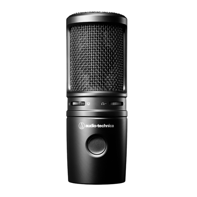 Audio-Technica AT2020USB-X Micrófono USB de Condensador cardioide, Negro