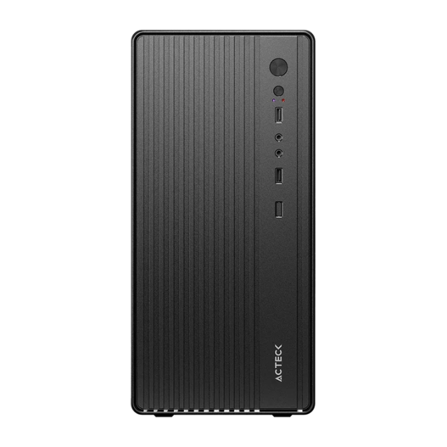Gabinete Acteck MINI III GI210M, Mini-Tower, Micro-ATX/Mini-ITX, USB 2.0, con Fuente de 500W, sin Ventiladores Instalados, Negro