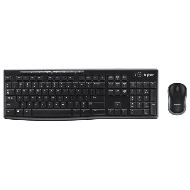 Kit de Teclado y Mouse Inalambrico Multimedia Logitech MK270