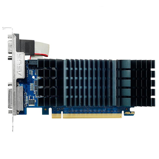 Tarjeta de Video Nvidia GeForce GT 730 2GB GDDR5 / Asus / DVI, HDMI, VGA / GT730-SL-2GD5-BRK