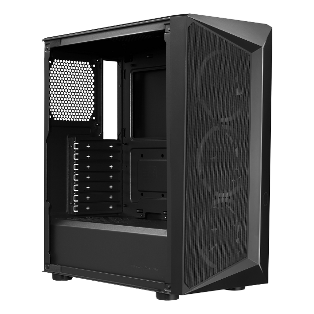 Gabinete Cooler Master CMP 510 Black / Cristal Templado / 3 Ventiladores RGB / ATX / USB 3.0 / CP510-KGNN-S00