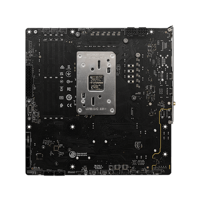 Tarjeta Madre MSI B650M PROJECT ZERO / mATX / AM5 / B650 / HDMI / Up to 256GB DDR5 / Back Connect / B650M PROJECT ZERO