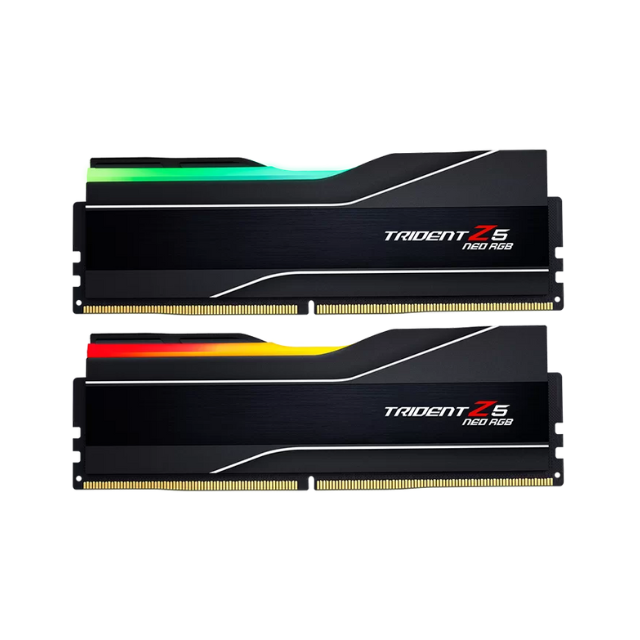 Memoria RAM G.Skill Trident Z5 Neo RGB DDR5 / 6000MHz / 32GB (2x16GB) / Non-ECC / CL36 / EXPO / F5-6000J3636F16GX2-TZ5NR / SOLO VENTA EN ENSAMBLE