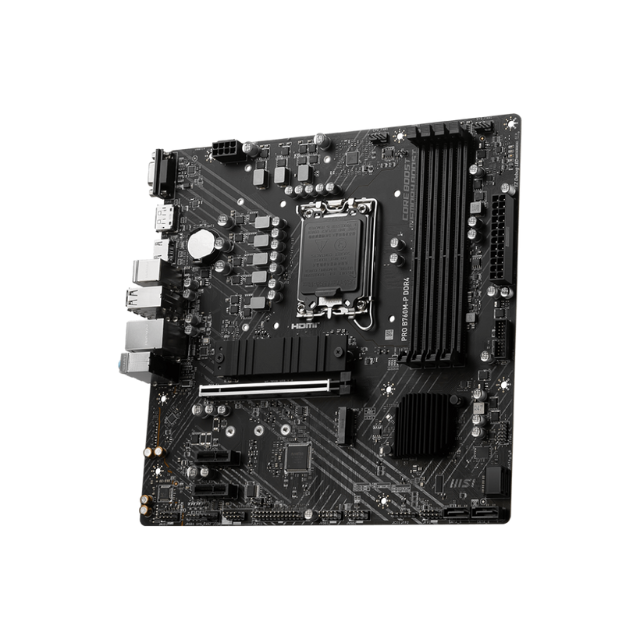 Tarjeta Madre MSI Micro-ATX PRO B760M-P DDR4 / Socket LGA1700 / Intel B760 / HDMI / Up To 128GB DDR4 / PRO B760M-P DDR4