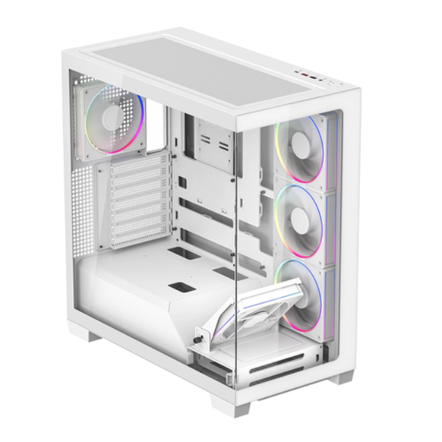 Gabinete Antec BALAMRUSH TANK POLAR 7900 / Mid-Tower, ATX-Micro-ATX/ITX / USB 2.0/3.0 / Incluye 5 Ventiladores / Sin Fuente / White / BR-941488