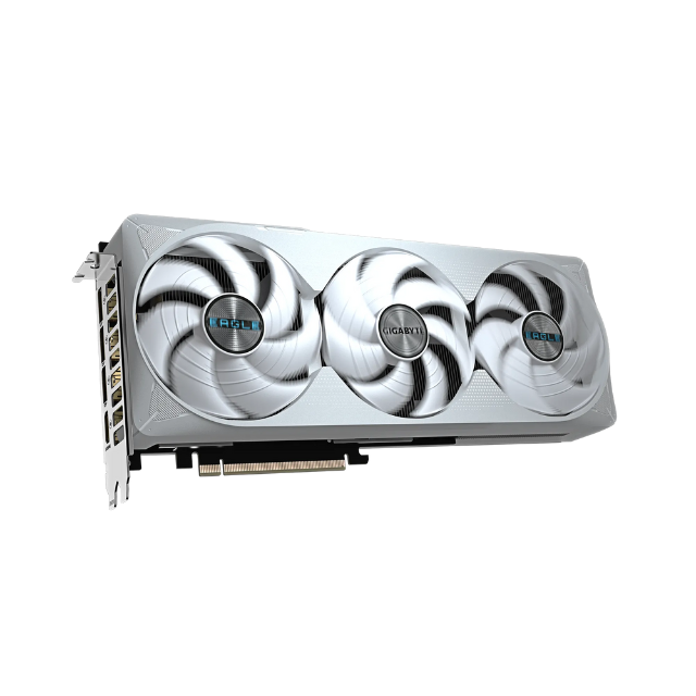 Tarjeta de Video GIGABYTE GeForce RTX 5070Ti EAGLE OC ICE SFF / 16GB GDDR7 / 256-bit / DisplayPort x3 / HDMI / GV-N507TEAGLEOC ICE-16GD
