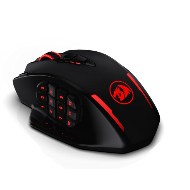 Mouse Gamer Redragon M913 Impact Elite, Inalambrico, 16K DPI, 16 Botones Programables, 80 Horas de bateria