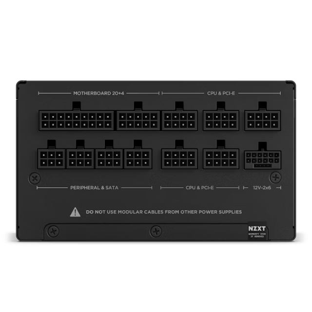 Fuente de Poder NZXT C850 / ATX 3.1 / 850W 80+ Gold / 24-pin ATX / Totalmente Modular / Listo para RTX serie 50 / PA-8G2BB-US