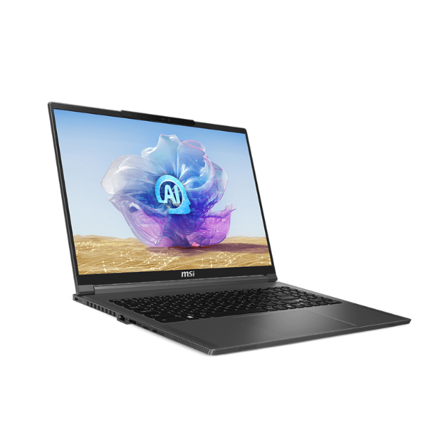 LAPTOP GAMER MSI CREATOR 16 AI STUDIO A1VIG / INTEL CORE ULTRA 9 185H / RTX 4090 16GB VRAM / 64GB RAM DDR5 2X32 / 2TB SSD NVME / PANTALLA 16" UHD 4K 120HZ IPS / W11 PRO / TECLADO EN INGLES / EQUIPO DE EXHIBICION / PROMOCION