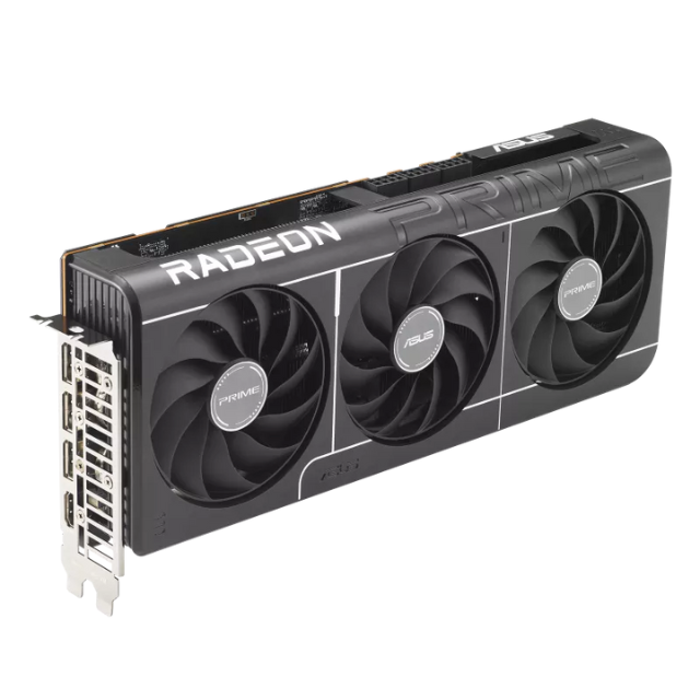 Tarjeta de Video ASUS PRIME RX 9070 XT OC Edition / AMD Radeon / 16GB / 256-bit GDDR6 / PCI Express 5.0 / PRIME-RX9070XT-O16G