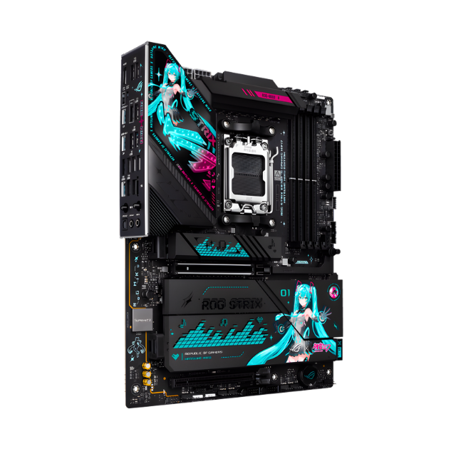 BUNDLE ASUS ROG X HATSUNE MIKU / GeForce RTX 5080 16GB / X870E-H GAMING WIFI7 / ENF.LIQUIDO ROG RYUO IV 360 ARGB / GABINETE ROG STRIX HELIOS II