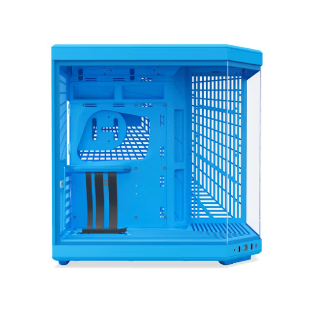 Gabinete Hyte Y70 / Midi-Tower, ATX/EATX/Micro-ATX/Mini-ITX / USB 3.0 / Sin Fuente / 1 Ventilador Instalado / Blueberry Milk / CS-HYTE-Y70-BM