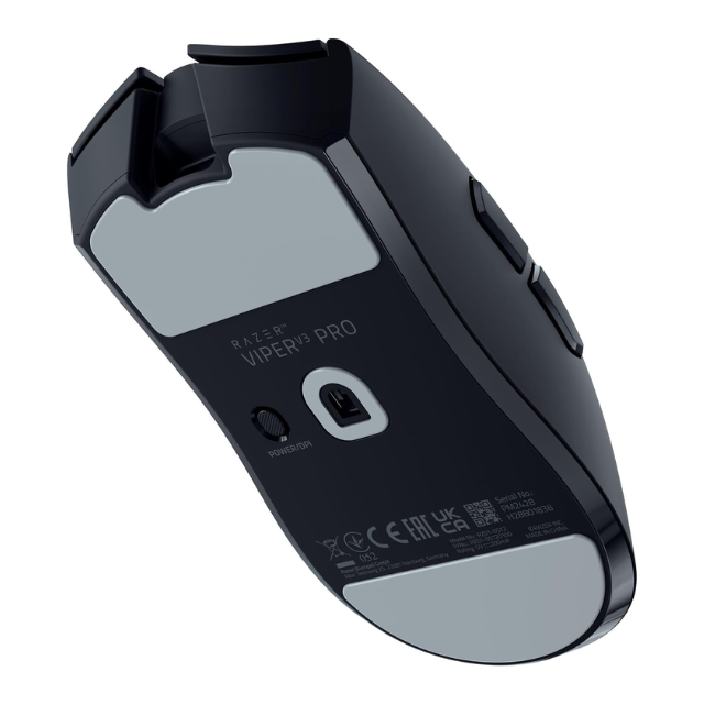 Razer Viper V3 Pro Mouse Inalámbrico para Esports: Simétrico - Peso 54g - Sondeo De 8K - Sensor Óptico De 35K dpi - Interruptores Ópticos Gen3-8 Botones Programables - Batería De 95 Horas - Negro