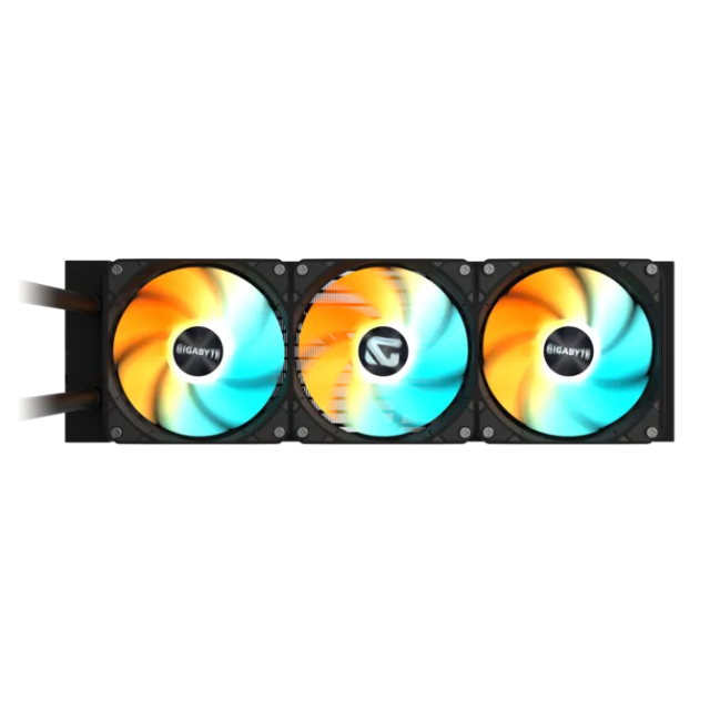 Enfriamiento GIGABYTE GAMING 360  / 360mm / Ventiladores ARGB / Compatible con Intel LGA1851 y AMD AM5 / Negro