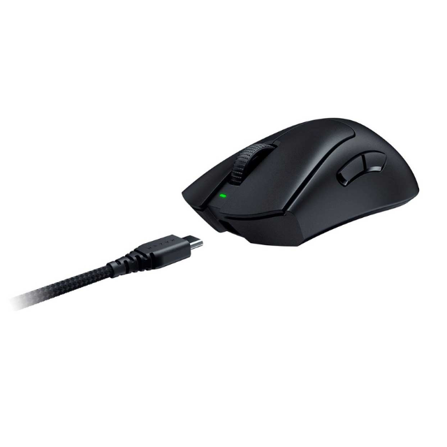 Razer DeathAdder V3 Pro Ergonomic Wireless Mouse | Focus Pro Sensor óptico 30K, interruptores ópticos rápidos Gen-3, HyperSpeed Wireless, 5 botones programables