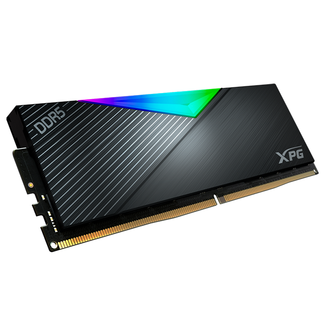 Memoria RAM DDR5 16GB 5200MHz Adata XPG Lancer RGB Black / ECC / AX5U5200C3816G-CLARBK