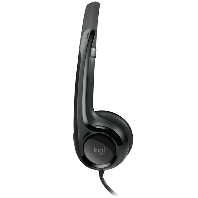 Diadema Logitech H390 Negra / USB / Microfono / Ideal para Call Center / 981-000060