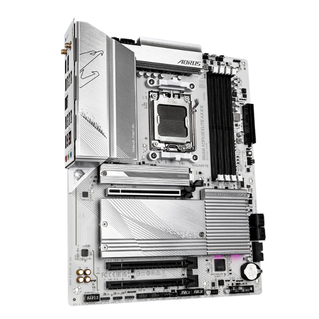 Tarjeta Madre Gigabyte B650 AORUS ELITE AX ICE / ATX / AM5 / AMD B650 / HDMI / Up To 192GB DDR5 / B650 A ELITE AX ICE