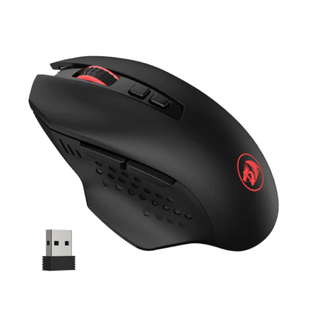 Mouse Gamer Redragon Gainer Wireless M656 / Inalámbrico / Negro / 5 Niveles de DPI Ajustables / M656