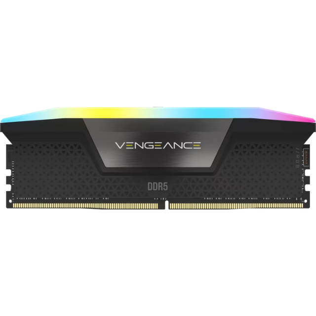 Memoria RAM Corsair Vengeance, 32GB, 2x16, DDR5, 6000Mhz, RGB, Gris - CMH32GX5M2E6000Z36