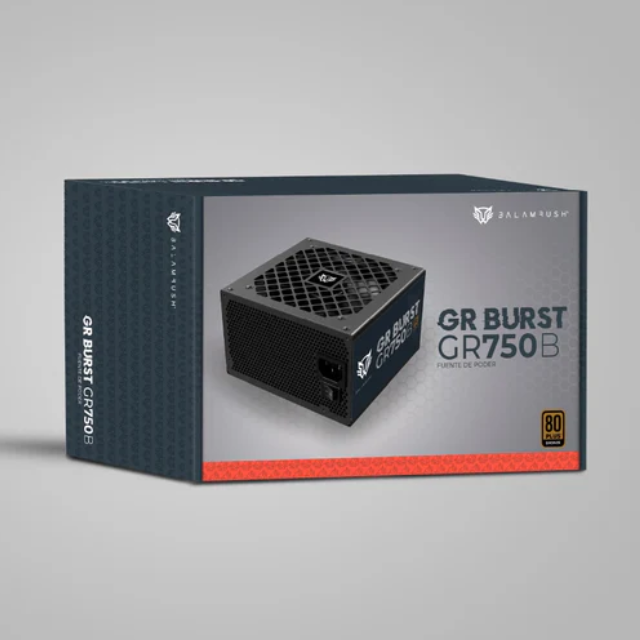 Fuente de Poder Balam Rush GR Burst GR750B 80+ Bronze / 20+4 pin / ATX / 750W / BR-937672