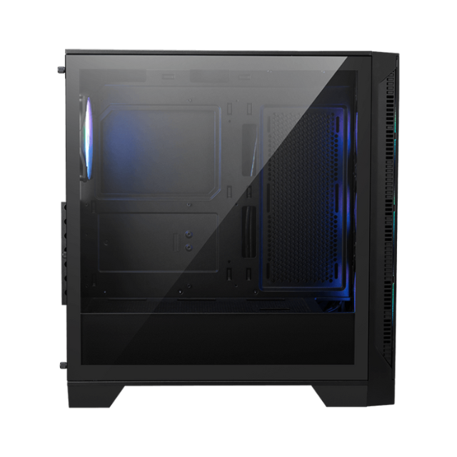 Gabinete MSI MAG FORGE 321R AIRFLOW / RGB / Midi-Tower, ATX/Micro-ATX/ITX / USB 3.2 / 4 Ventiladores ARGB Instalados / Negro / MAG FORGE 321R AIRFLOW
