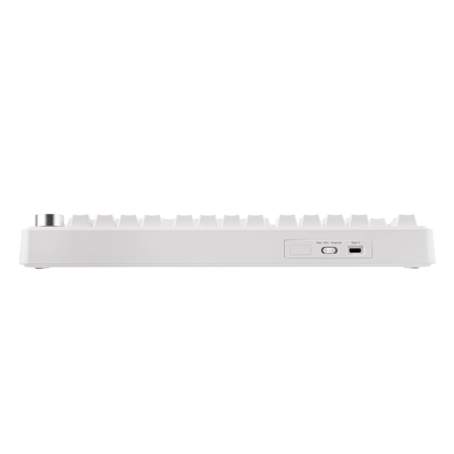 Teclado Mecanico Gamer AULA F75  / 75% Layout  / Tipo C / High Polling Rate / Gasket-Mounted Structure / SWITCH RED / RGB / Blanco