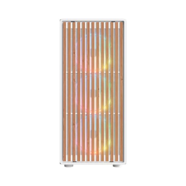 Gabinete Gamer Balam Rush Dragonfly Wood GM580 / ATX / 4 Ventiladores Frontales RGB