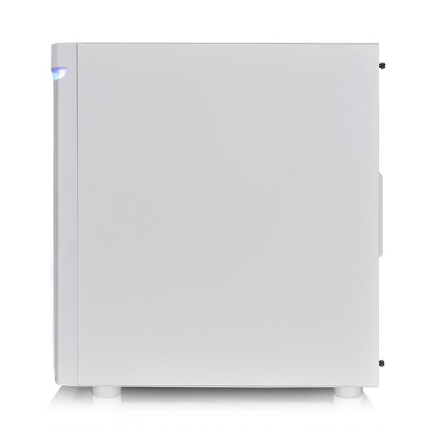 Gabinete Thermaltake H590 TG ARGB / Cristal / Midi-Tower, ATX/Micro-ATX/Mini-ITX / USB 3.0 / 2 Ventiladores Instalados / BLANCO/ 	CA-1X4-00M6WN-00