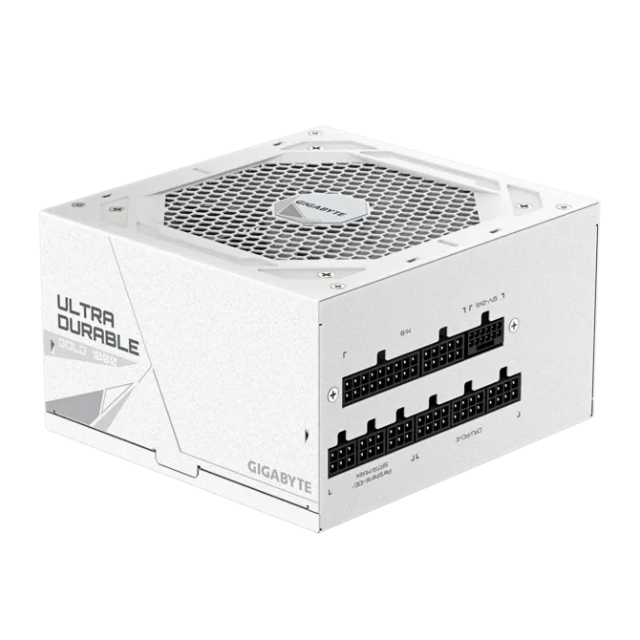 Fuente de Poder Gigabyte 1000W UD1000GM PG5 V2 / 1000W / 80+ Gold / Totalmente Modular / PCIe 5.0 Ready (16-pin) WHITE
